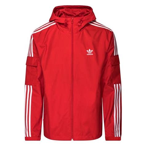 adidas rot weiß windbreaker|Adidas windbreaker women.